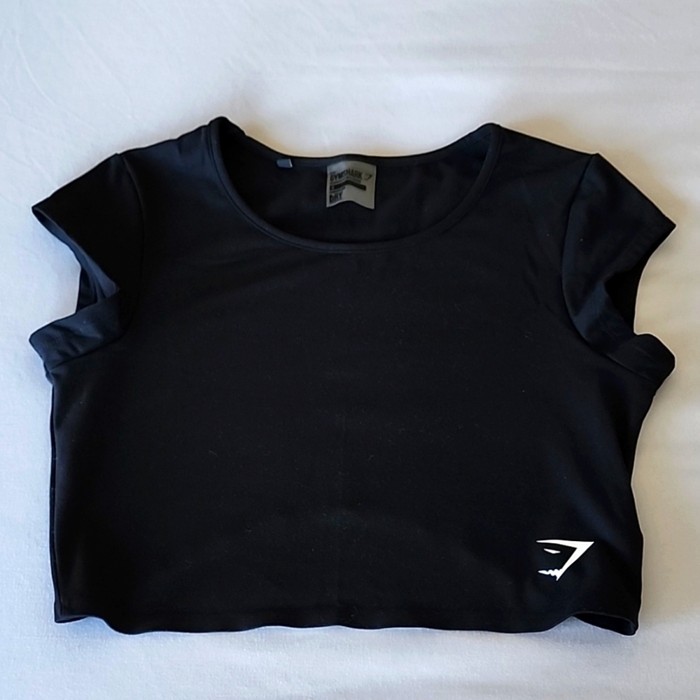 Gymshark Black crop top